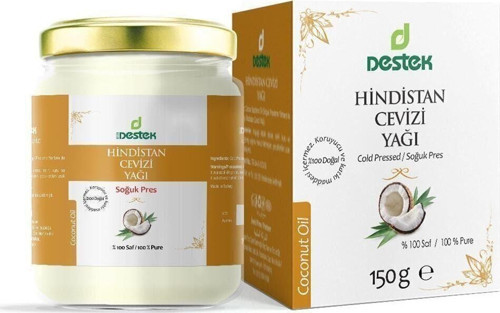 Hindistan Cevizi Yağı 150 gr (DOĞAL VE SOĞUK SIKIM)