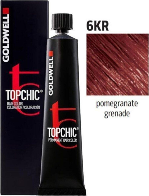 6kr Koyu Kumral Bakır Kızıl Topchic Saç Boyası 6kr Koyu Kumral Bakır Kızılı 60 ml