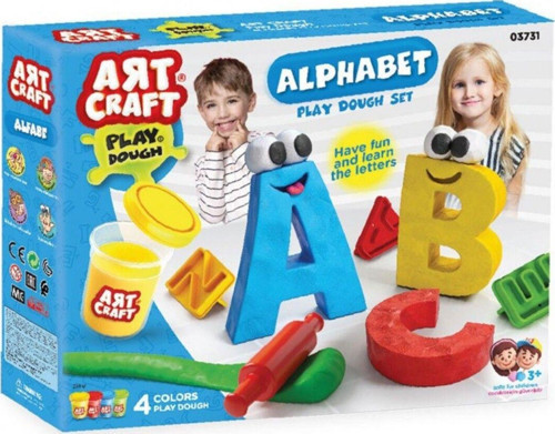 FEN Alfabe Hamur Set 224 Gr Alfabeyi Öğreniyorum - Mavi Su Dünyası