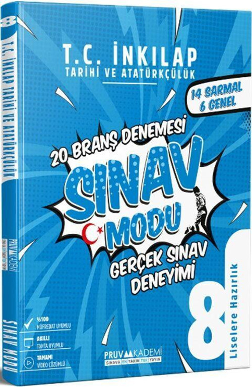 8. Sınıf İnkılap Tarihi ve Atatürkçülük Branş Denemesi Pruva Akademi