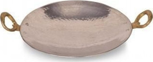 Ziyafet Kavurma Sacı 24 Cm El Dövme Kırmızı Turna4814-1