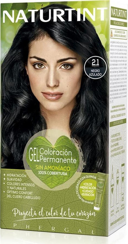 2.1 Mavi Siyah Doğal Saç Boyası 170ML