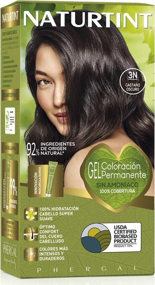 3N Koyu Kestane Doğal Saç Boyası 170ML