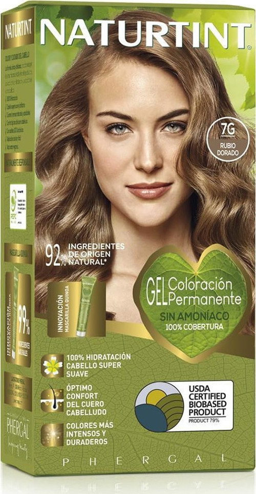 7G Altın Sarısı Doğal Saç Boyası 170ML