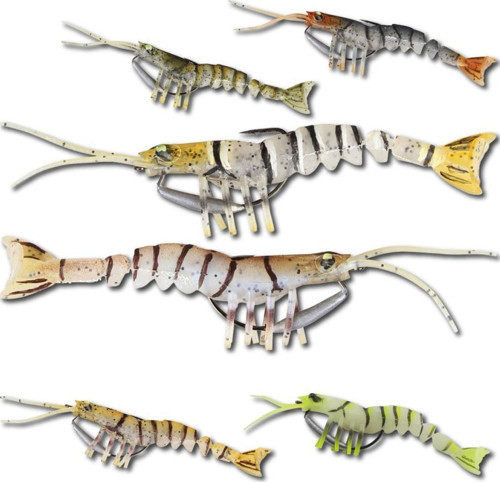 TPE Manic Shrimp Silikon Karides 12.5cm 15g Caridina Avacado