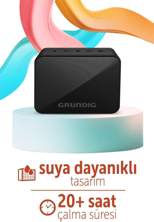 Solo Plus Siyah Bluetooth Hoparlör