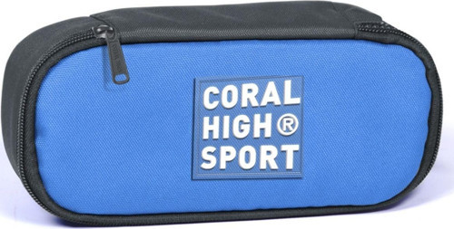 Sport Derin Mavi Gri İç Bölmeli Oval Kalem Çantası