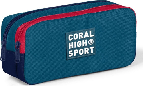 Sport Nefti Kırmızı Kalem Çantası - İki Gözlü