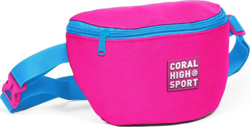 Sport Pembe.A.Mavi İki Bölmeli Bel Çantası