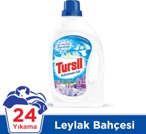 Jel Çamaşır Makinesi Deterjanı 24 Yıkama 1.68 L Beyaz ve Renkliler İçin Leylak Bahçesi