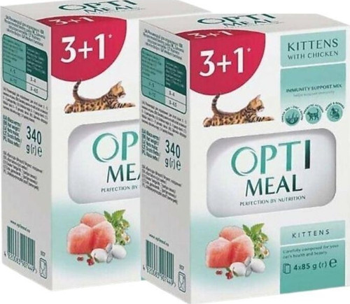 Super Premium Tavuklu Yavru Kedi Yaş Maması 85 Gr (3+1) x 2 Kutu