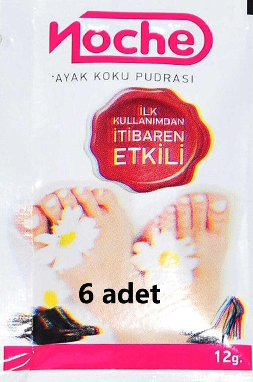 Ayak Kokusu Tozu 12 Gr X6 Adet