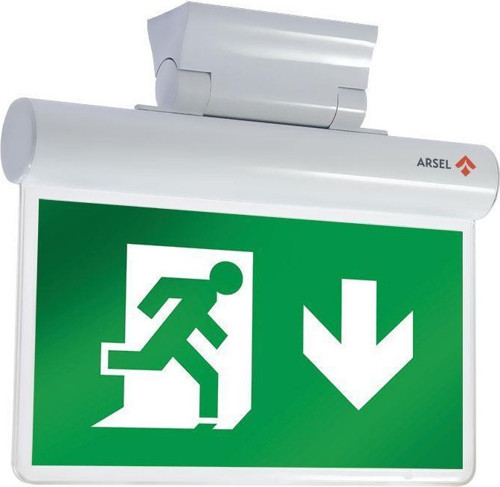 Sfs SFS24-3-L Acil Çıkış Yönlendirme Armatürü Sürekli ve Kesintide 180 Dak. Yanan 10xF LED