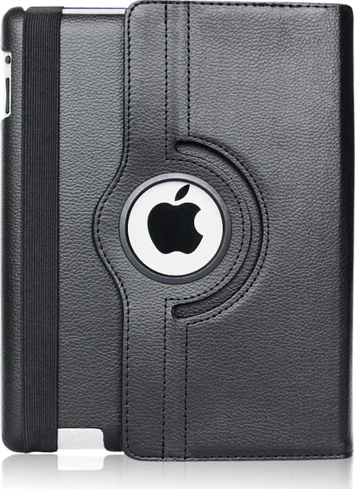 Apple iPad Mini 5 Kılıf 360 Derece Dönerli Yatay ve Dikey Standlı Deri Kılıf + 9H Nano Ekran Koruyucu
