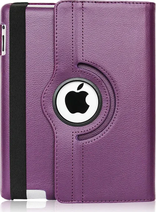 Apple iPad Mini 5 Kılıf 360 Derece Dönerli Yatay ve Dikey Standlı Deri Kılıf + 9H Nano Ekran Koruyucu