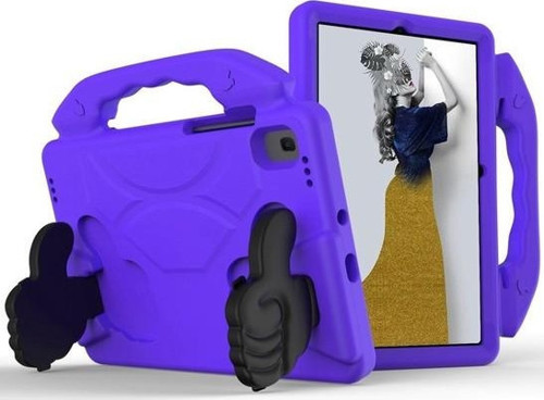 Samsung Galaxy Tab S5E Kılıf Yatay Stadlı Çocuk İçin Parmaklı Eva Like Silikon Kılıf