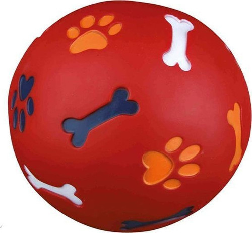 Extra Strong Köpek Aktivite Oyuncağı Ödül Topu Kırmızı 7,5 cm