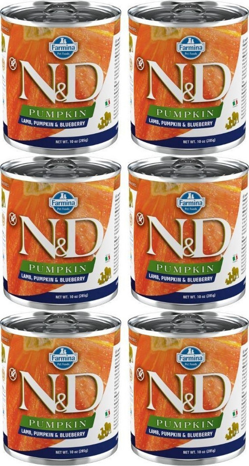 Pumpkin Kuzu ve Yabanmersinli Tahılsız Yetişkin Köpek Konservesi 285 Gr x 6 Adet