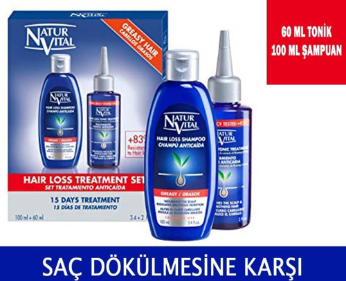 Hair Loss Treatment Tonik 60ml + 100ml Şampuan Yağlı