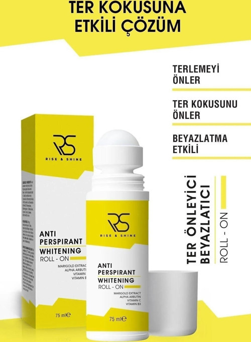 Antiperspirant Whitening Roll-on - 75 Ml Ter Önleyici ve Beyazlatıcı Roll on