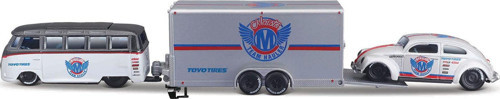Design Seri Yarış Takımı Römork ve Araç Set 1/64 Model 1