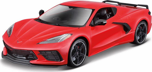1/18 2020 Chevrolet Corvette Stingray Model Araba Kırmızı