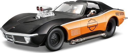 1:24 Harley-Davidson 1970 Corvette Model Araba