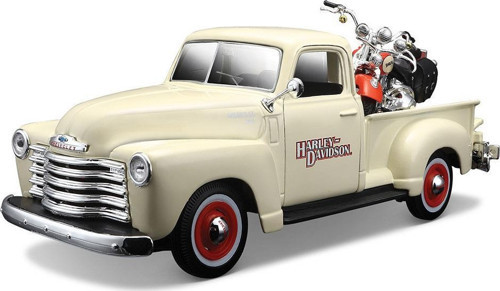 1:25 Harley-Davidson 1950 Chevrolet 3100 Pickup Model Arab