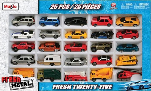 Fresh Metal 25 Parça Oyuncak Araba Seti