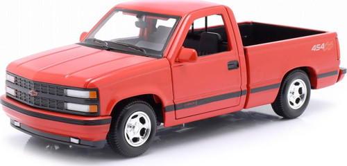 1993 Chevrolet 454 SS Pick-Up Model Araba 1/24 - Kırmızı