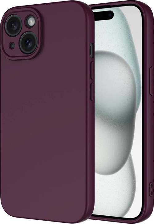 Apple iPhone 15 Plus Kılıf Dışı Silikon içi Kadife Lansman Kılıf