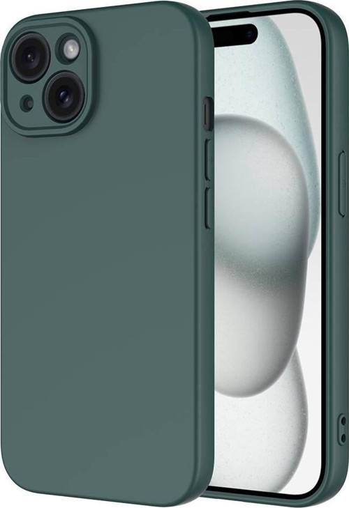 Apple iPhone 15 Plus Kılıf Dışı Silikon içi Kadife Lansman Kılıf