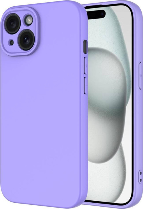 Apple iPhone 15 Plus Kılıf Dışı Silikon içi Kadife Lansman Kılıf
