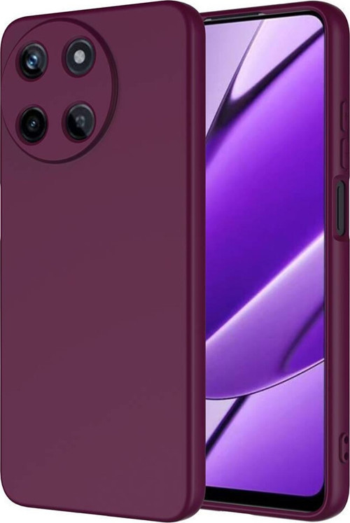 Realme 11 4G Kılıf Dışı Silikon içi Kadife Lansman Kılıf