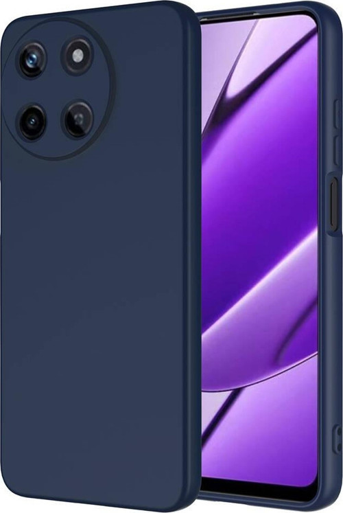 Realme 11 4G Kılıf Dışı Silikon içi Kadife Lansman Kılıf