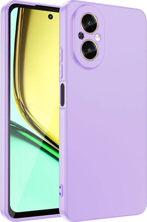 Realme 12 Lite Kılıf Dışı Silikon içi Kadife Lansman Kılıf