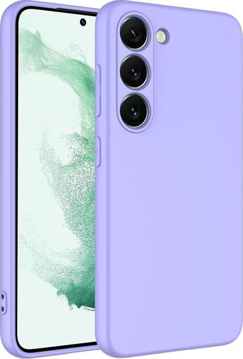 Samsung Galaxy S23 Kılıf Dışı Silikon içi Kadife Lansman Kılıf