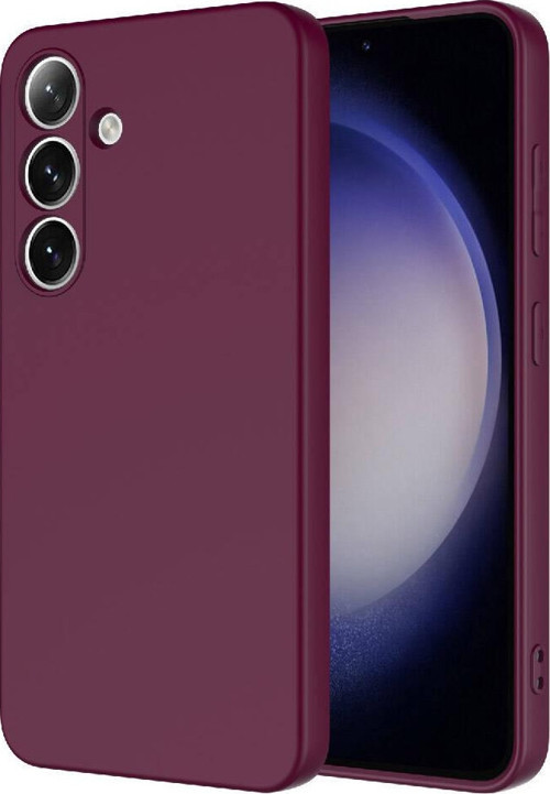 Samsung Galaxy S24 Kılıf Dışı Silikon içi Kadife Lansman Kılıf