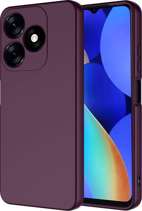 Tecno Spark 10 4G Kılıf Dışı Silikon içi Kadife Lansman Kılıf