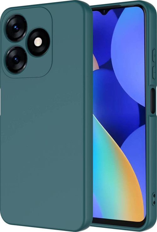 Tecno Spark 10 4G Kılıf Dışı Silikon içi Kadife Lansman Kılıf
