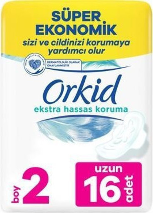 Extra Hassas Koruma Uzun Süper Ekonomik Paket 16 Ped No : 2