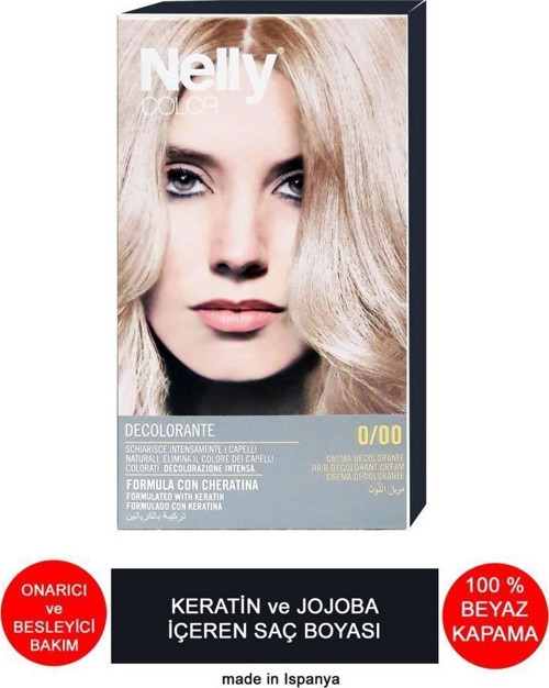 Jojoba ve Keratinli Saç Boyası 0.00 Açıcı