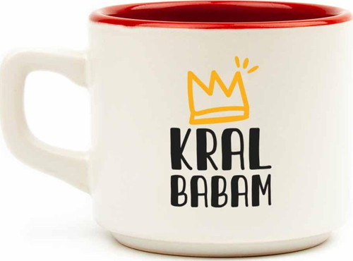 Kral Babam Beyaz Venüs Kupa - Hediye Seramik Kupa