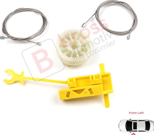 Renault Trafic MK2 Vivaro Primastar 2001-2015 7700311820 İçin Elektrikli Ön Sol Cam Kriko Tamir Seti