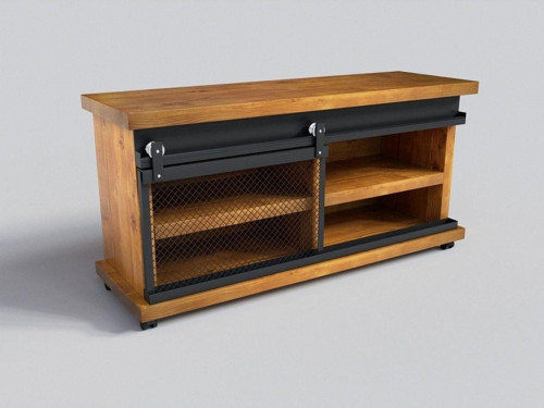 Doğal Ağaç Ofis Düzenleyici Dolap 150 cm - h60 cm - 41 cm