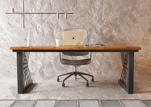 Tron Masif Ağaç Ofis Ve Çalışma Masası ( 75 cm - 140 cm )