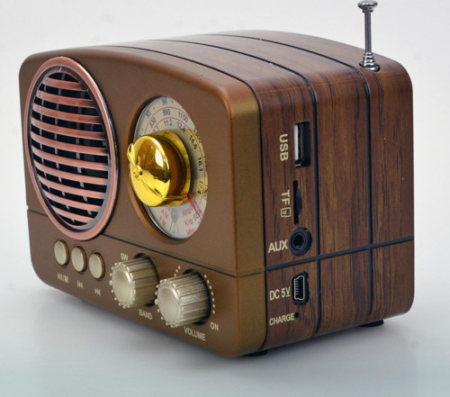 M-161BT Bluetooth Radyo Müzik Kutusu MP3 14 Cm Dekoratif Ve Nostaljik Radyo(fm/usb/sd)
