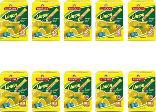 Limon Aromalı Tek İçimlik İçecek Tozu 40 x 1.5 Gr - 10lu PAKET