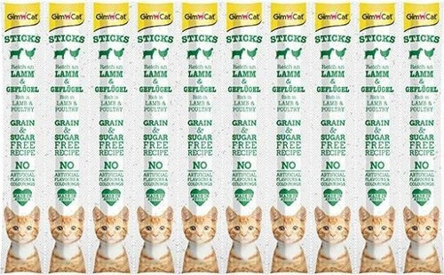 Kedi Ödül Çubuğu Kuzu - Tavuk Etli 50 Gr. 10 lu