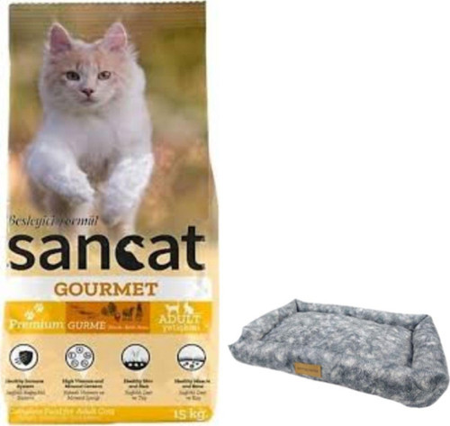 Premium Gurme Yetişkin Kedi Maması 15 Kg,Mini Small Colours Yatak